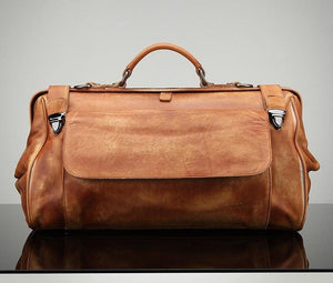 High Quality Leather Travel Handbags With Metal Buckle - www.novixan.com
