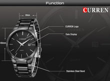 Cargue la imagen en el visor de la galería, CURREN Sport Watches with Date Display - www.novixan.com
