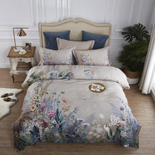 Load image into Gallery viewer, Egyptian Cotton Flowers Leaf Duvet Cover Bedsheet Pillow Case - www.novixan.com
