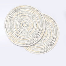 Cargue la imagen en el visor de la galería, Round Table Mat Cotton Linen Knitting-1pc - www.novixan.com
