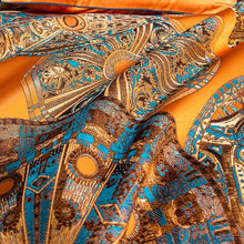 Cargue la imagen en el visor de la galería, Chic Faux Silk Jacquard Embroidery Golden Bedding set - www.novixan.com
