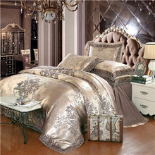 Cargue la imagen en el visor de la galería, Luxury Silky Satin Bedding Set 4pcs - www.novixan.com
