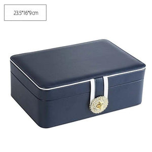 Double Layer Portable Organizer Jewelry Box - www.novixan.com