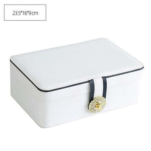 Double Layer Portable Organizer Jewelry Box - www.novixan.com