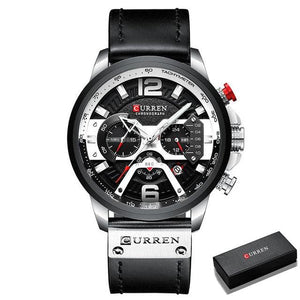 CURREN Sports Leather Watches - www.novixan.com