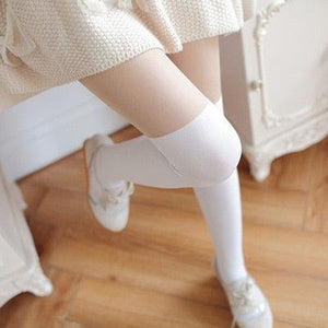 Lace Up Long Knee Stockings Over Knee Thigh High - www.novixan.com