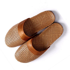 Flax Mesh Breathable Non-Slip Sandals - www.novixan.com