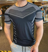 Load image into Gallery viewer, Breathable Short Sleeve Men&#39;s Running Fitness T-shirt - www.novixan.com
