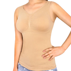 Women's Body Shaper Bra Tank Top Plus Size - www.novixan.com