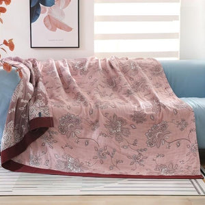 Nordic Print Cotton Bedspread Throw Cover For Sofa - www.novixan.com