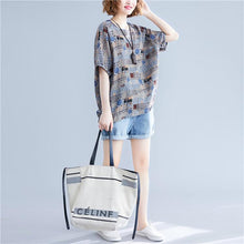 Load image into Gallery viewer, Women&#39;s Plus Size Cotton Korean Style T-Shirt - www.novixan.com
