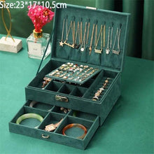 Cargue la imagen en el visor de la galería, Makeup Holder Rings Earrings Jewelry Box and Organizer - www.novixan.com
