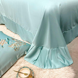 4Pcs Soft Satin Cotton Bedding Set - www.novixan.com