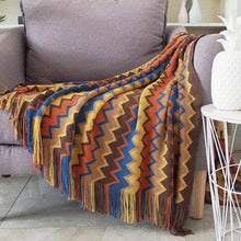 Load image into Gallery viewer, Geometry Aztec Bed Sofa Plaid Blankets - www.novixan.com
