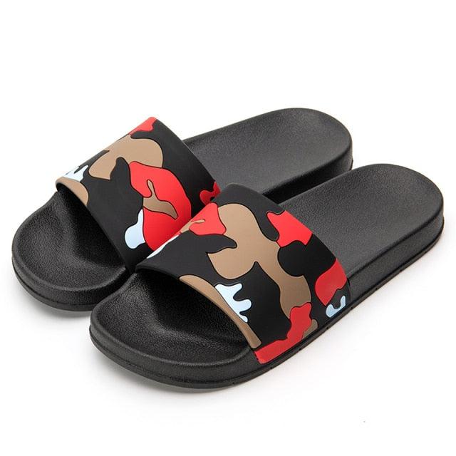 Men's Casual Camouflage Non-slip Summer Beach Sandals - www.novixan.com