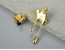 Load image into Gallery viewer, Handmade Bee and Dripping Honey Earrings - www.novixan.com
