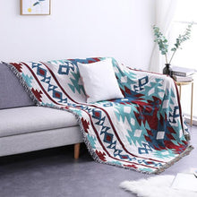 Load image into Gallery viewer, Bohemian Tassel Braided Sofa Blanket - www.novixan.com
