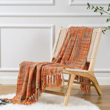 Load image into Gallery viewer, Rainbow Soft Knit Travel Bed Sofa Blanket - www.novixan.com
