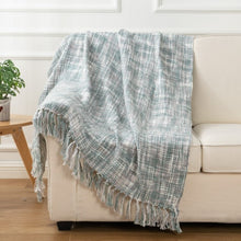 Load image into Gallery viewer, Rainbow Soft Knit Travel Bed Sofa Blanket - www.novixan.com
