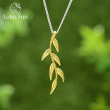 Cargue la imagen en el visor de la galería, Long Branch and Leaves Pendant Fine Jewelry Chains and Necklace - www.novixan.com
