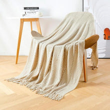 Cargue la imagen en el visor de la galería, Knitted Anti-pilling Soft Bed Blanket Sofa Cover - www.novixan.com
