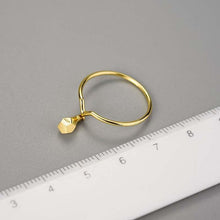 Cargue la imagen en el visor de la galería, Handmade 18K Gold Minimalist Style Light Bulb Rings - www.novixan.com
