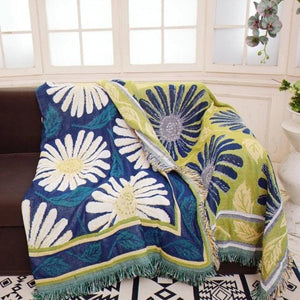 Floral Blanket For Bed Living Room - www.novixan.com