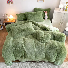 Load image into Gallery viewer, Super Shaggy Coral Fleece Warm Cozy Bedding Cover Set - www.novixan.com

