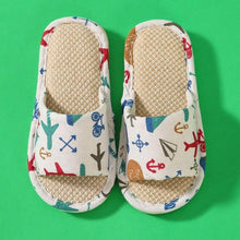 Load image into Gallery viewer, Cartoon Breathable Flax Slippers - www.novixan.com
