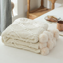Cargue la imagen en el visor de la galería, Soft Chenille Knitted Blanket for Bed and Sofa - www.novixan.com
