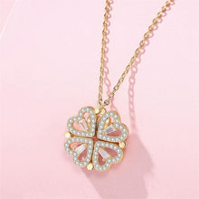 Cargue la imagen en el visor de la galería, Crystal Clover Leaf Pendant Necklace ☘ - www.novixan.com

