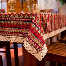 Cargue la imagen en el visor de la galería, Bohemian Dining Cotton Tablecloth - www.novixan.com
