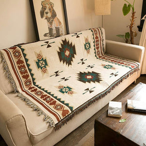 Bohemian Blanket Mandala Rug Sofa Cover - www.novixan.com